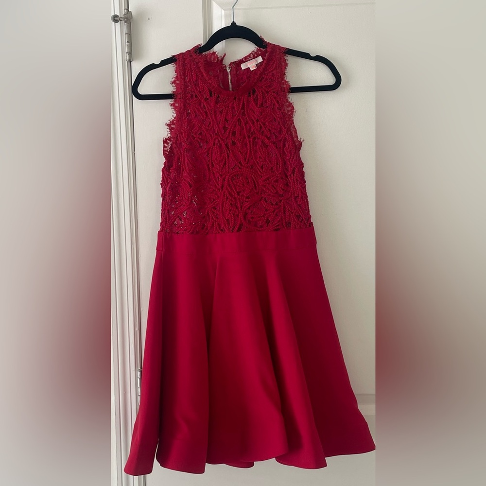 LUXXEL Flirty Red Party Dress 💃🏼.  Size Medium.  MINT Condition. Worn Once